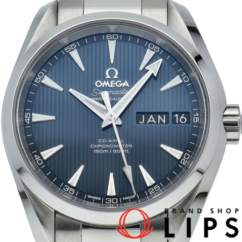 シーマスター アクアテラ 150M コーアクシャル アニュアル カレンダー 38.5mm