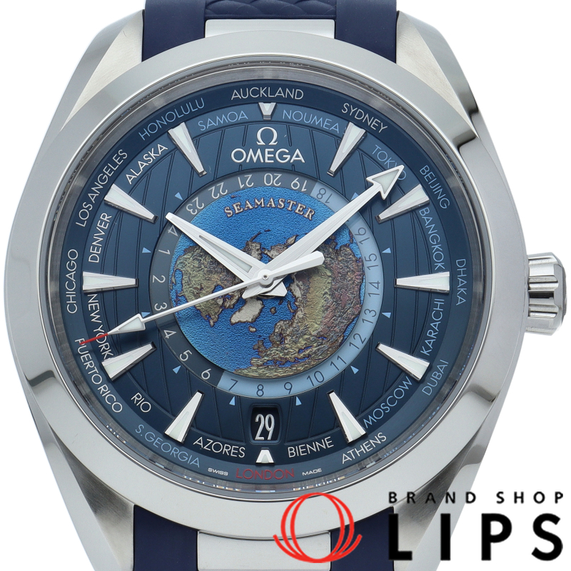 シーマスター アクアテラ 150M コーアクシャル 43mm GMT ワールドタイマー