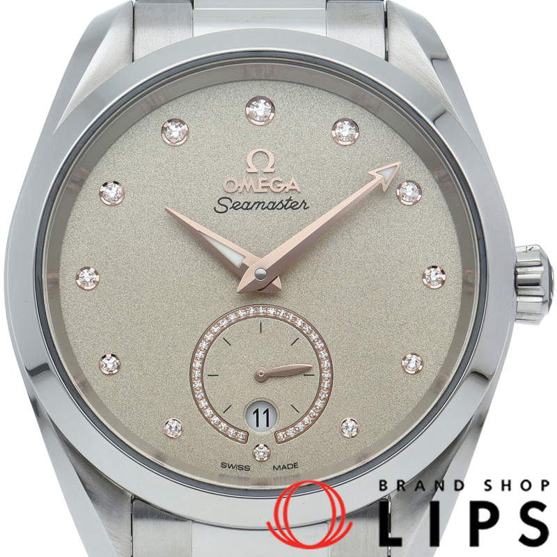 シーマスター アクアテラ 150M コーアクシャル 38mm 12Pダイヤ サークルダイヤ