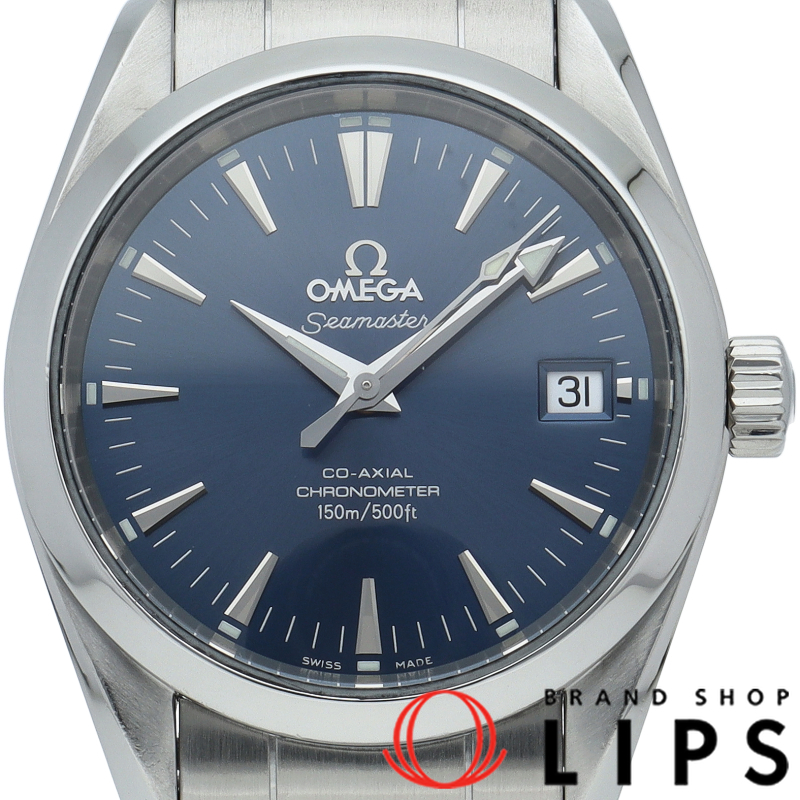 シーマスター アクアテラ コーアクシャル 36mm ブルー OH済