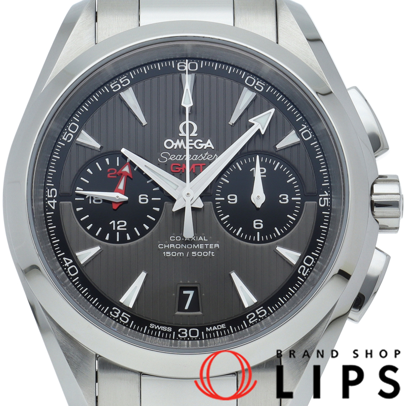 シーマスター アクアテラ 150M コーアクシャル クロノグラフ GMT 43mm