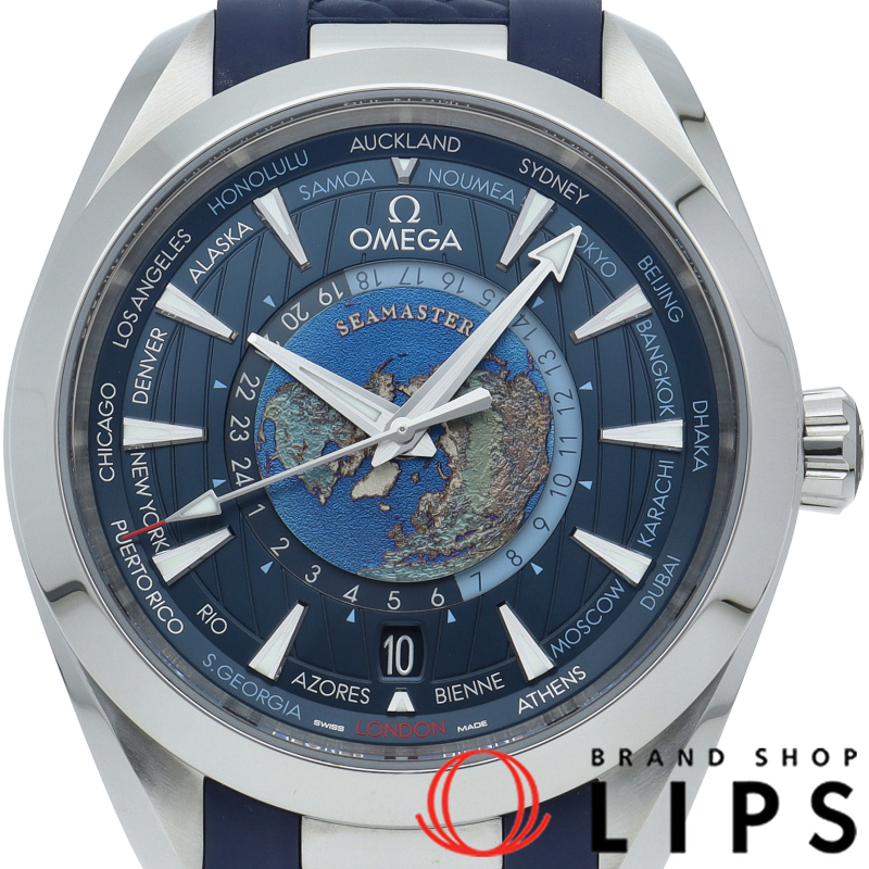 シーマスター アクアテラ 150M コーアクシャル 43mm GMT ワールドタイマー