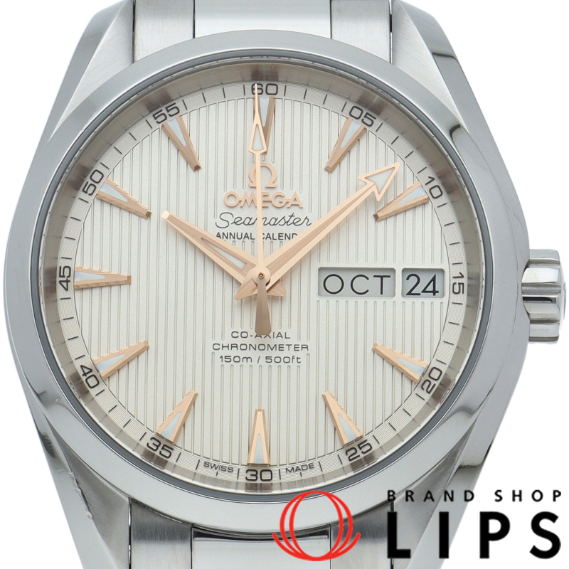 シーマスター アクアテラ 150M コーアクシャル 38.5mm アニュアルカレンダー