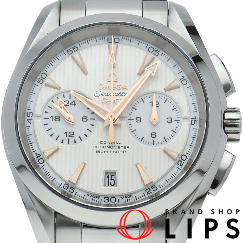 シーマスター アクアテラ 150M コーアクシャル クロノグラフ GMT 43mm
