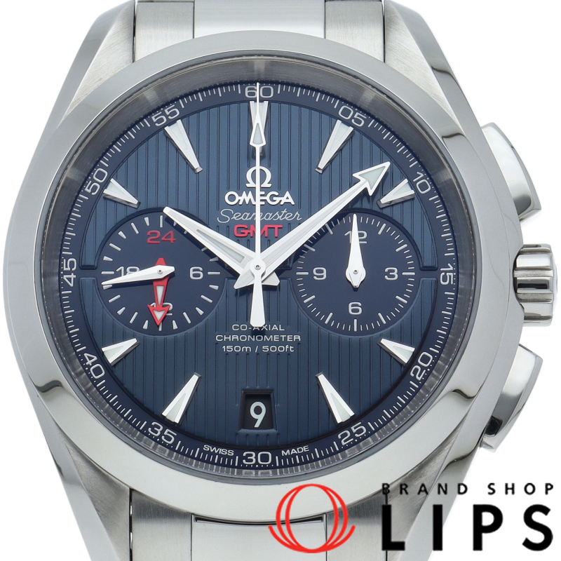 シーマスター アクアテラ 150M コーアクシャル クロノグラフ GMT 43mm