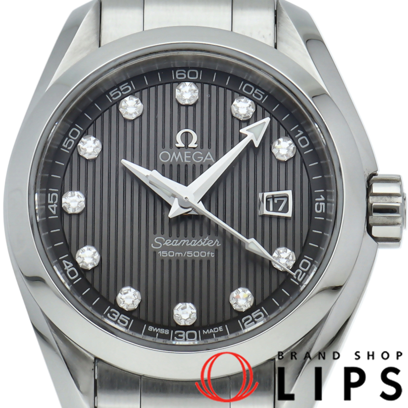 シーマスター アクアテラ クォーツ 30mm 11Pダイヤ