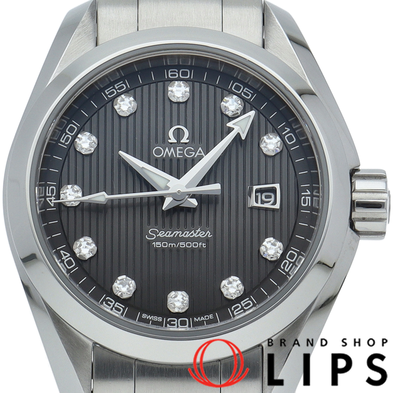 シーマスター アクアテラ クォーツ 30mm 11Pダイヤ