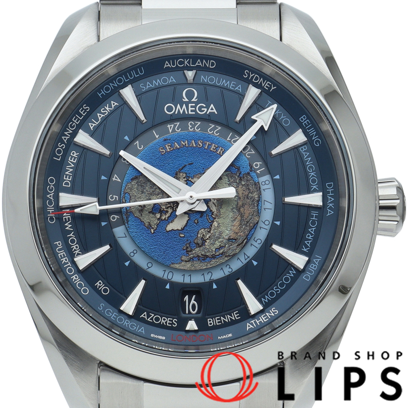 シーマスター アクアテラ 150M コーアクシャル GMT ワールドタイマー 43mm