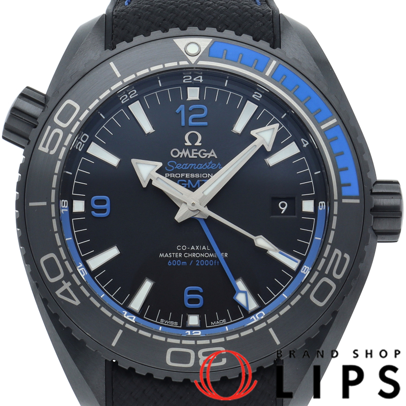 シーマスター プラネット オーシャン 600M コーアクシャル ディープブラック GMT 45.5mm