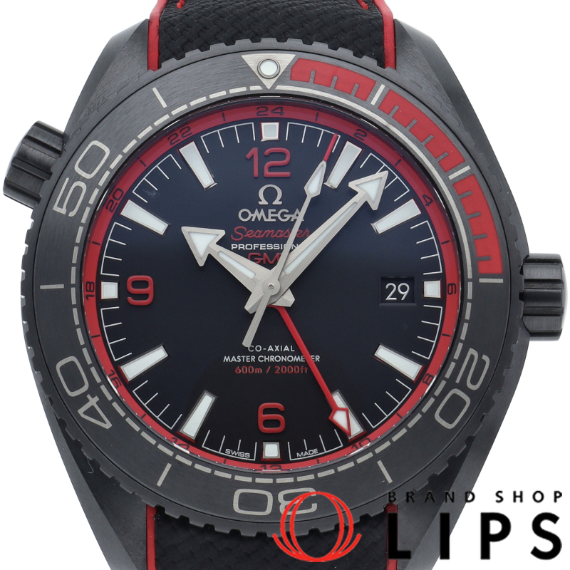 シーマスター プラネット オーシャン 600M コーアクシャル ディープブラック GMT 45.5mm