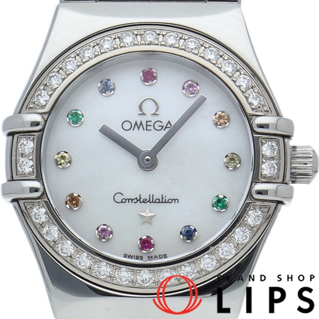 コンステレーション ミニ マイチョイス アイリス ダイヤベゼル シェル