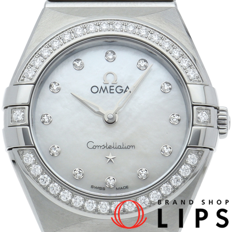 コンステレーション マンハッタン ブラッシュ 25mm ダイヤベゼル シェル