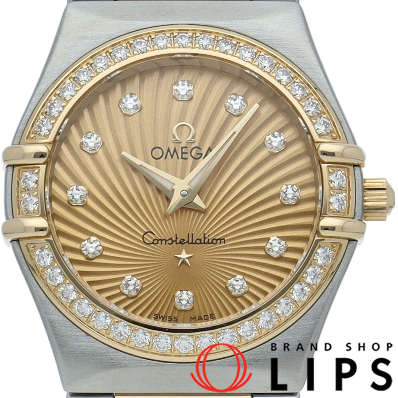 コンステレーション 25.5mm 12Pダイヤ ダイヤベゼル 160周年記念モデル