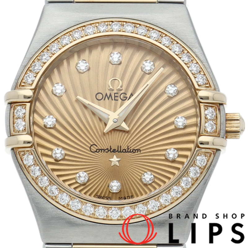 コンステレーション 25.5mm 12Pダイヤ ダイヤベゼル 160周年記念モデル