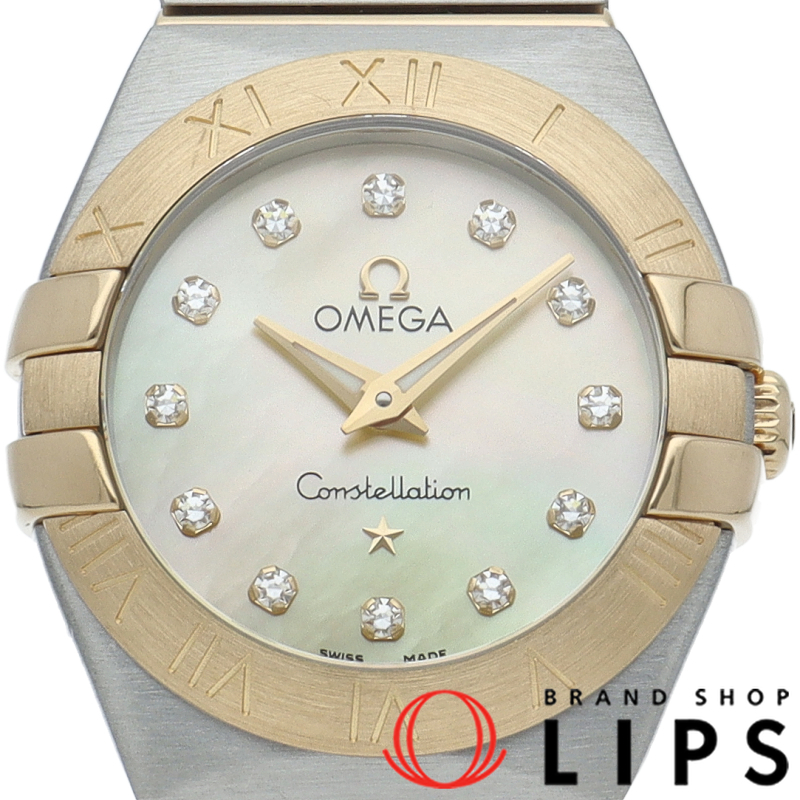 コンステレーション ブラッシュ 24mm
 12Pダイヤ シェル