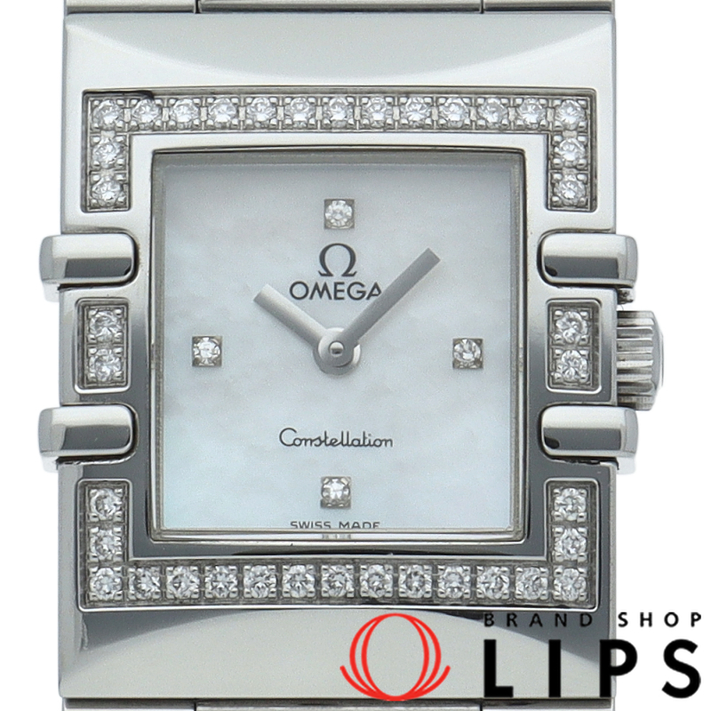 コンステレーションカレ ダイヤベゼル 4Pダイヤ シェル