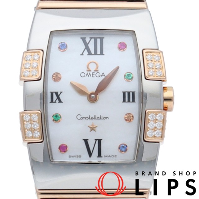 コンステレーション ミニ クアドラ アイリス ダイヤベゼル