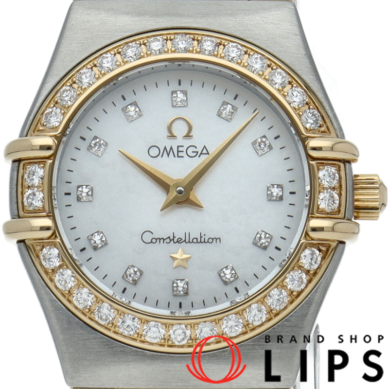 コンステレーション ミニ ダイヤベゼル 12Pダイヤ シェル
