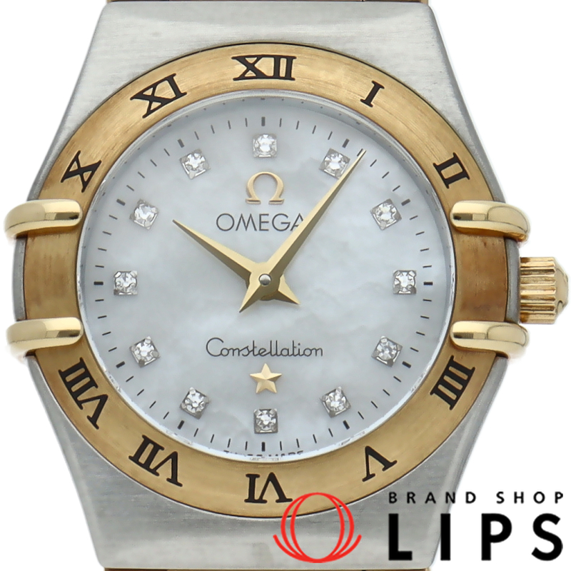 コンステレーション ミニ 22.5mm 12Pダイヤ シェル