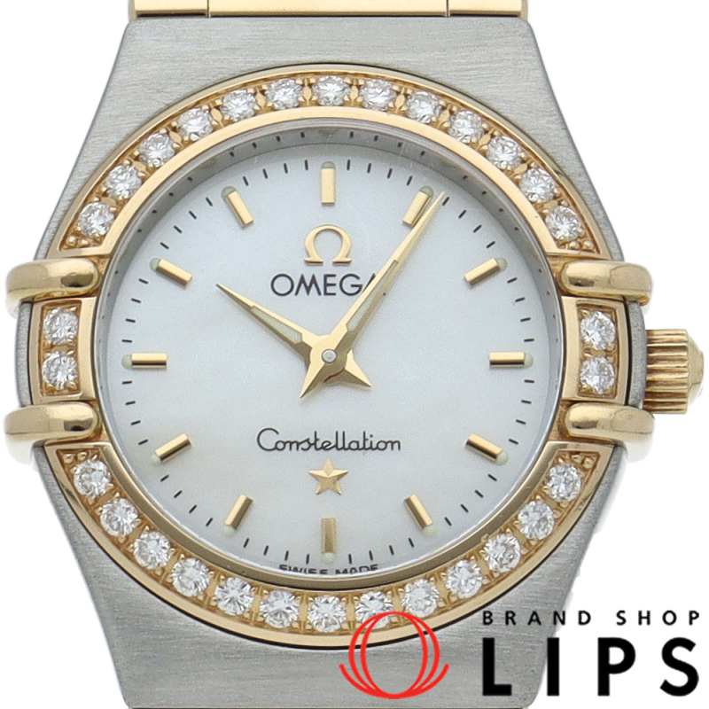 コンステレーションミニ 22.5mm ダイヤベゼル 12Pダイヤ シェル