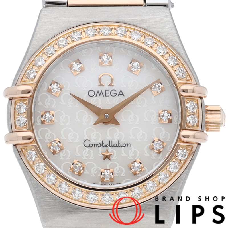 コンステレーションミニ 22.5mm ダイヤベゼル 12Pダイヤ シェル