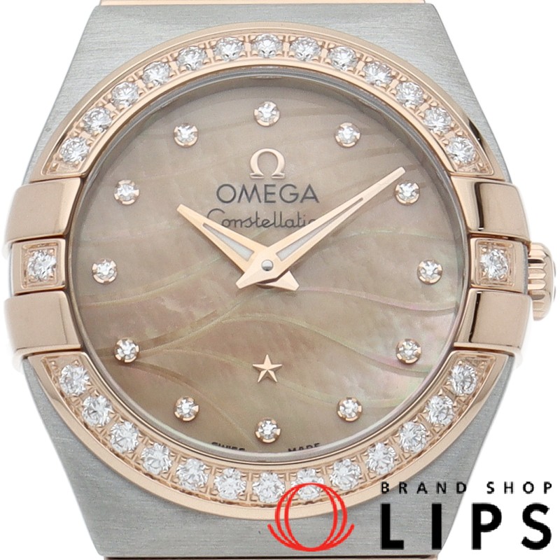 コンステレーション クォーツ 24mm ダイヤベゼル シェル