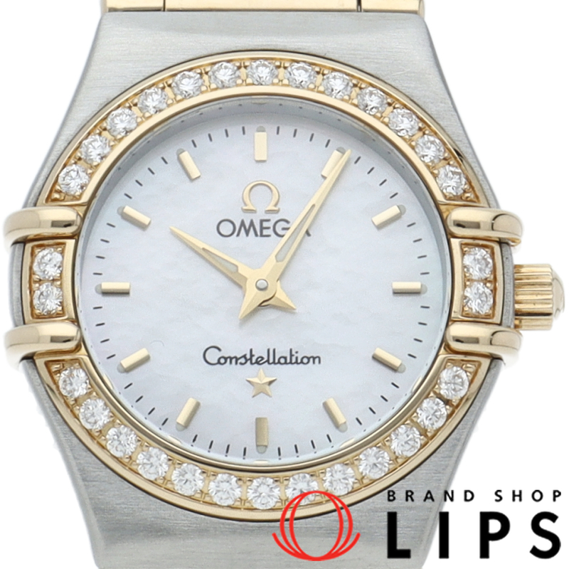 コンステレーション ミニ 22.5mm ダイヤベゼル 12Pダイヤ シェル