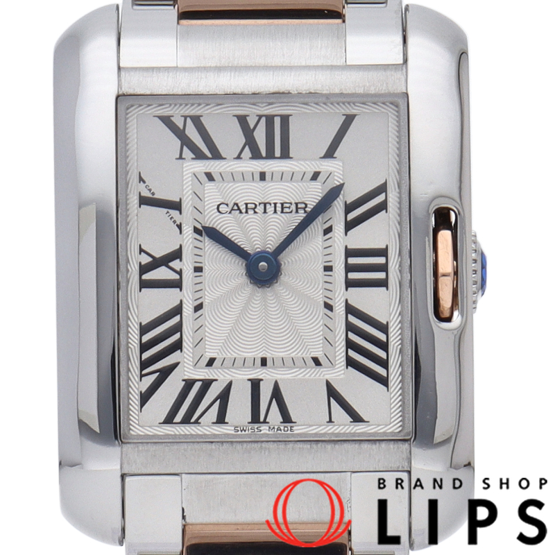 タンク アングレーズ ウォッチ SM コンビ