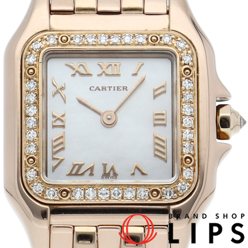 パンテール ウォッチ SM ダイヤベゼル シェル