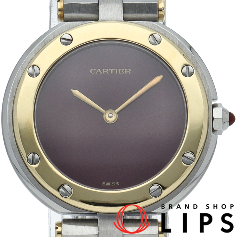 サントスヴァンドームSM ウォッチ バーガンディ