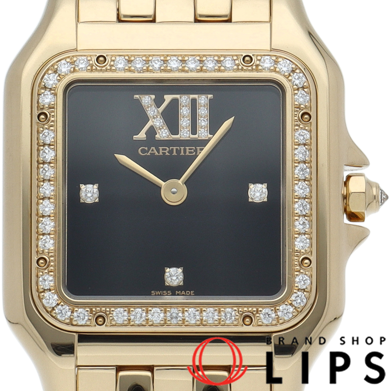 パンテール ドゥ カルティエ ウォッチ MM ダイヤベゼル 3Pダイヤ