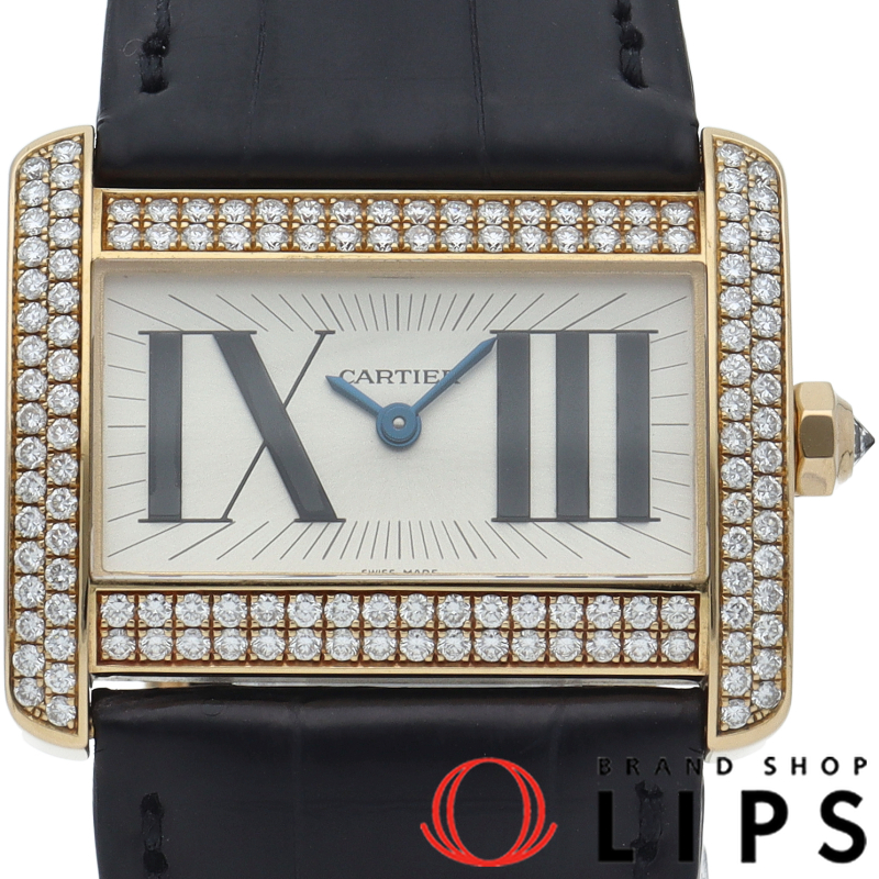 ミニタンクディヴァン ウォッチ ダイヤベゼル