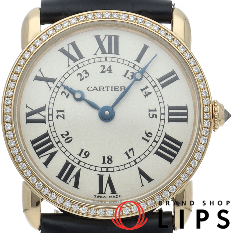 ロンド ルイ カルティエ ウォッチ 29mm ダイヤベゼル