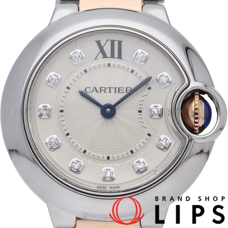 バロン ブルー ウォッチ 28mm SM 11Pダイヤ コンビ