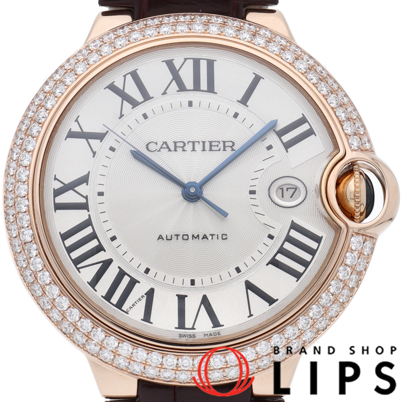 バロンブルー ドゥ カルティエ ウォッチ 42mm オートマチック ダイヤベゼル