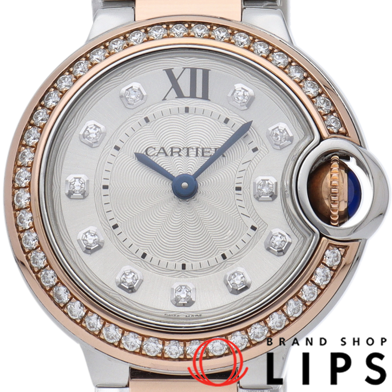 バロン ブルー ウォッチ 28mm SM コンビ ダイヤベゼル 11Pダイヤ