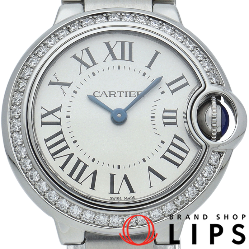 バロンブルー ドゥ カルティエ ウォッチ 28mm ダイヤベゼル