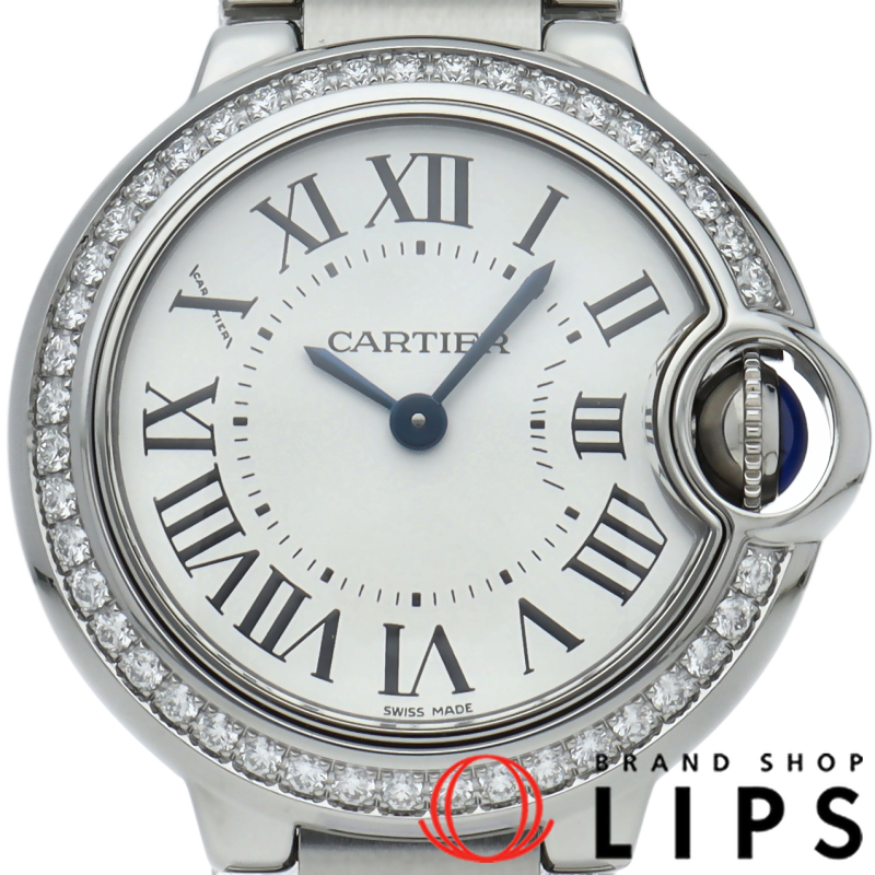 バロンブルー ドゥ カルティエ ウォッチ 28mm ダイヤベゼル