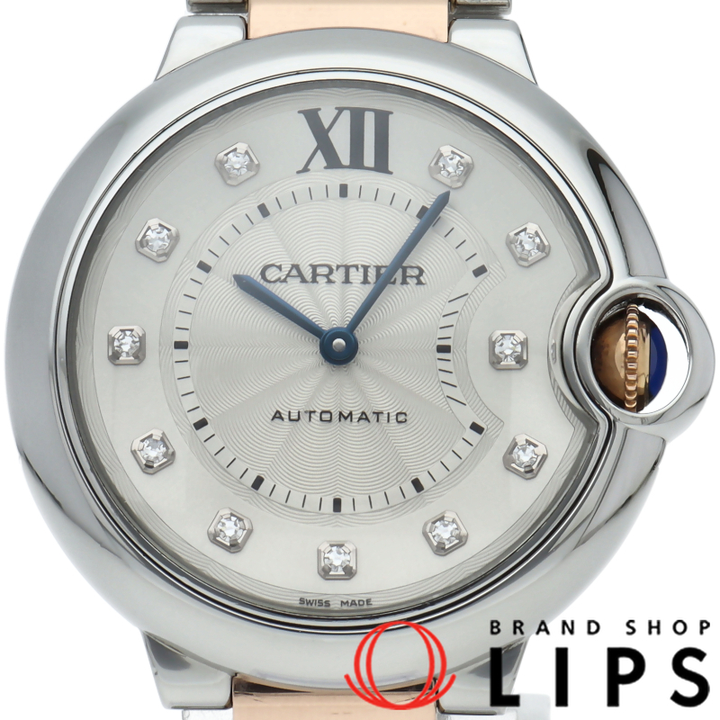 バロンブルーMM ウォッチ オートマチック 36mm  11Pダイヤ