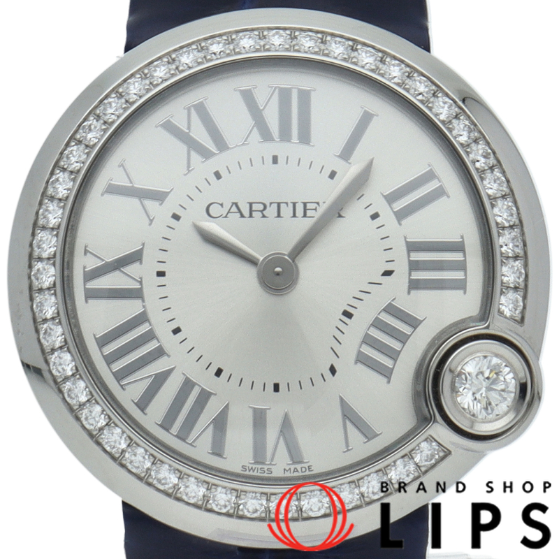 バロンブラン ドゥ カルティエ ウォッチ 30mm ダイヤベゼル
