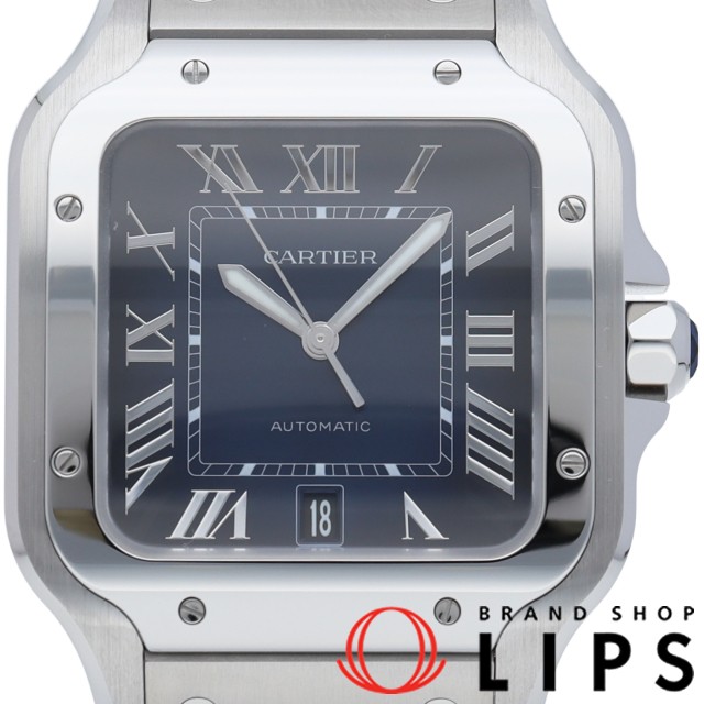 サントス ドゥ カルティエ ウォッチ LM ブルー