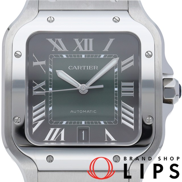 サントス ドゥ カルティエ ウォッチ LM スモーキーグリーン 2023年新作