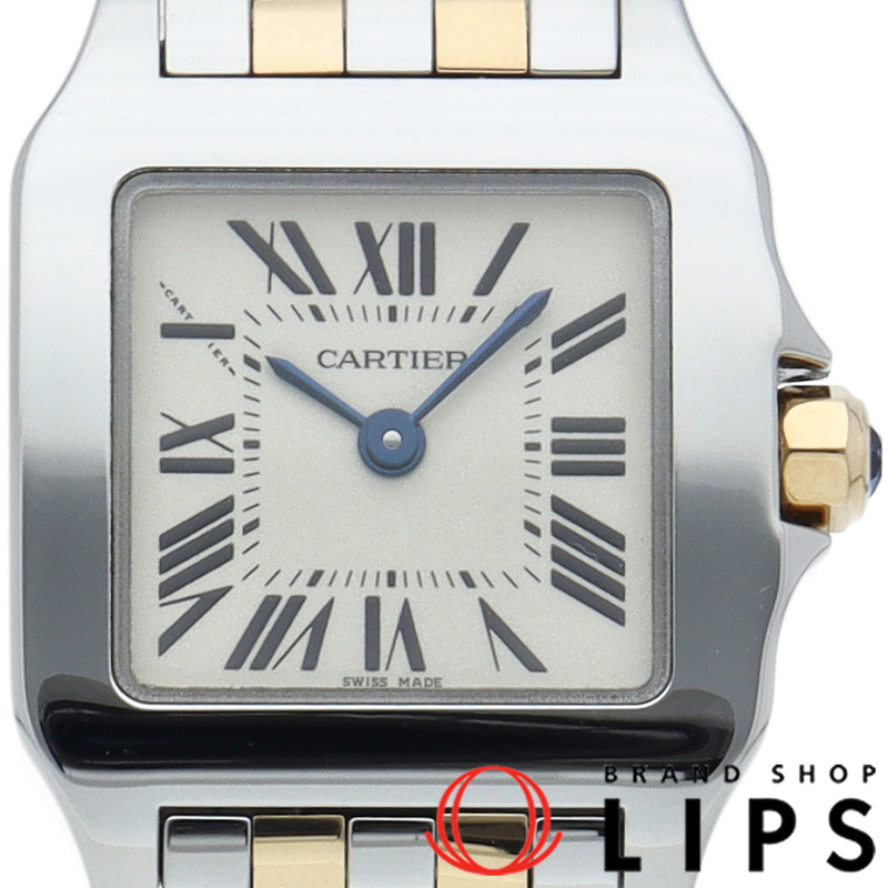 サントス ドゥモワゼル ウォッチ SM コンビ