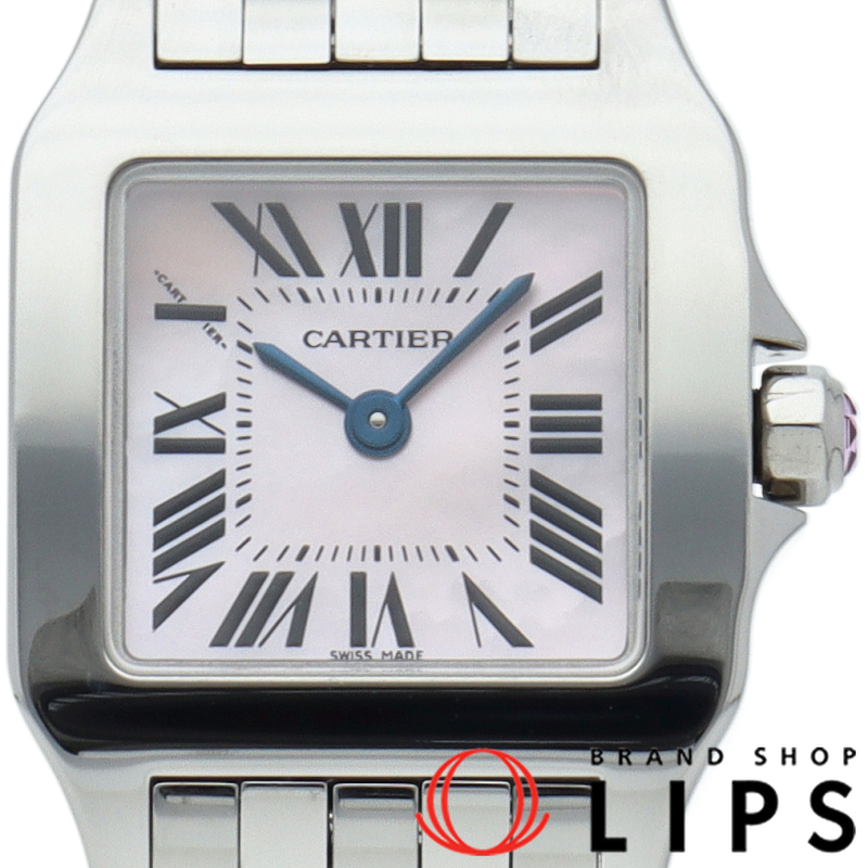 サントスドゥモワゼル ウォッチ SM ピンクシェル