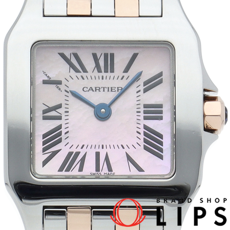 サントスドゥモワゼルSM ウォッチ ピンクシェル