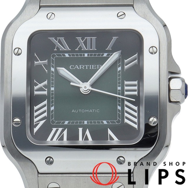 サントス ドゥ カルティエ ウォッチ MM スモーキーグリーン 2023年新作