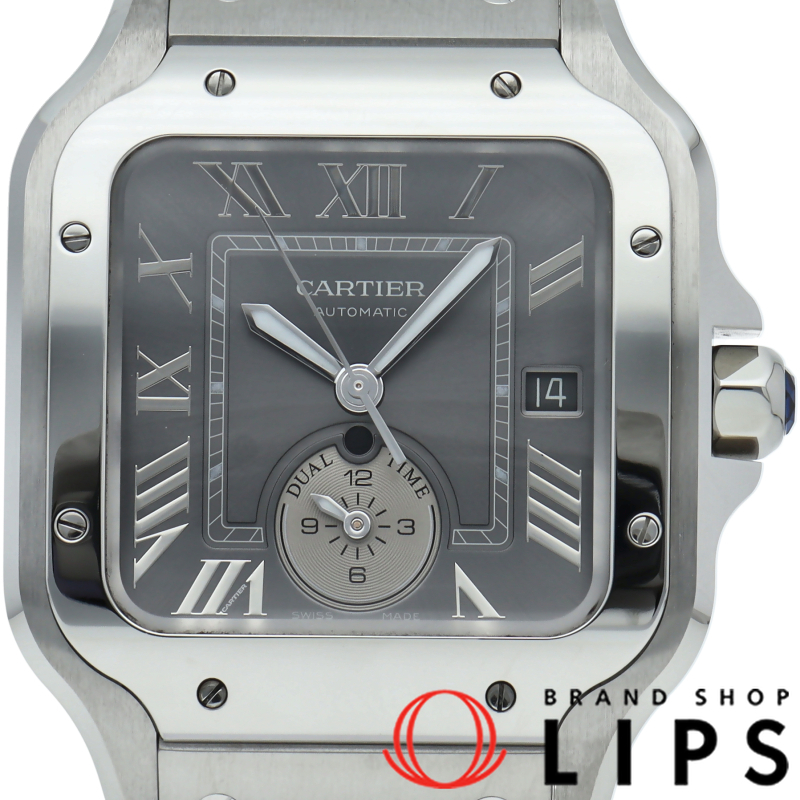サントス ドゥ カルティエ デュアルタイム ウォッチ LM