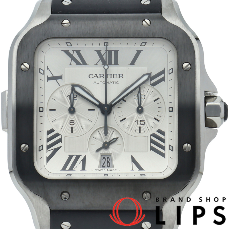 サントス ドゥ カルティエ クロノグラフ ウォッチ XL