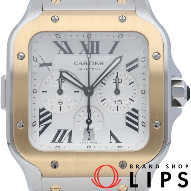 サントス ドゥ カルティエ クロノグラフ ウォッチ XL