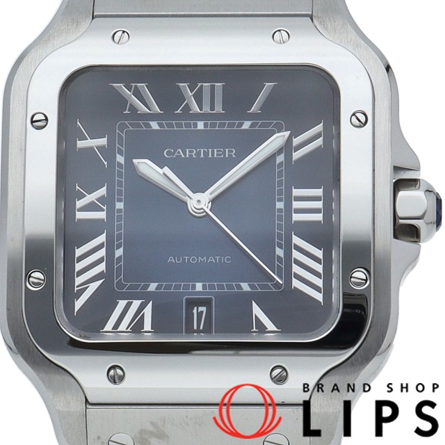 サントス ドゥ カルティエ ウォッチ LM ブルー